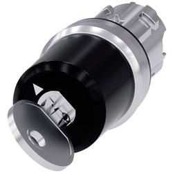 Siemens 3SU10505JF010AA0 3SU1050-5JF01-0AA0 Schlüsselschalter Frontring Metall, Hochglanz Schlüssel Silber 1 x 90 ° Schlüsselentriegelung 1 St.