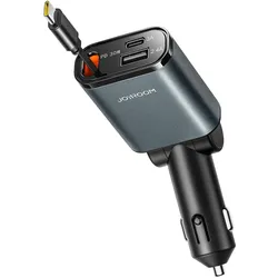 JOYROOM JR-CCL07 Auto Ladeadapter – Zigarettenanzünder USB Adapter 30W mit 3 Anschlüssen und Kabel
