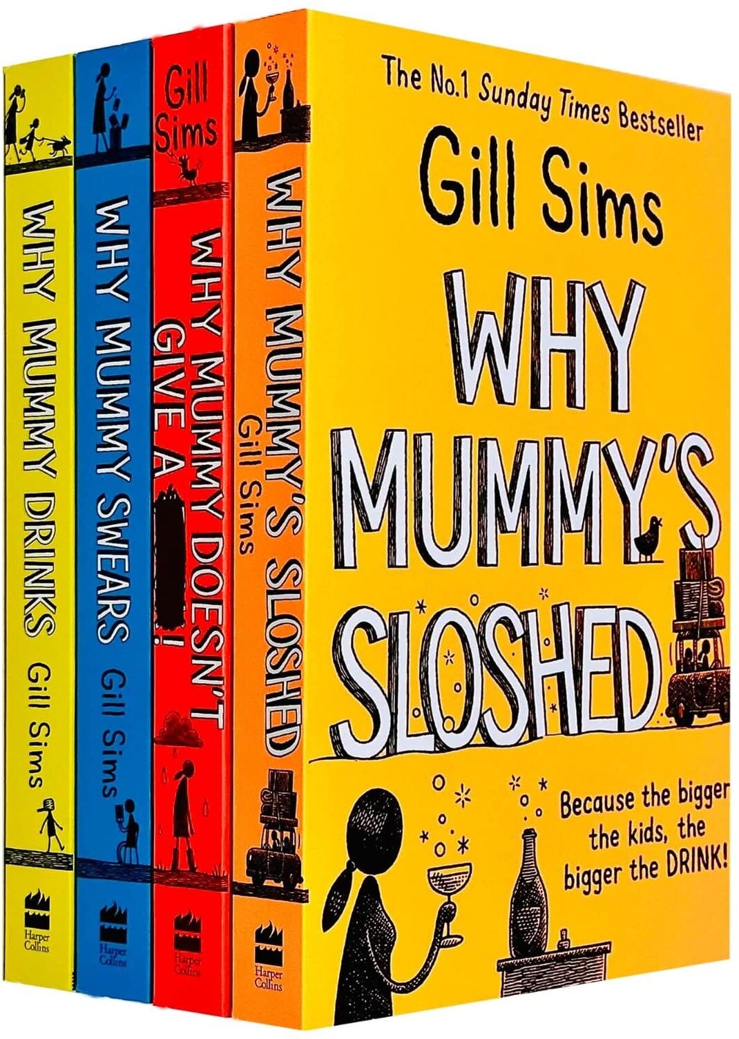 Why Mummy Series by Gill Sims 4 Books Collection Set - Fiction - Paperback HarperCollins Publishers