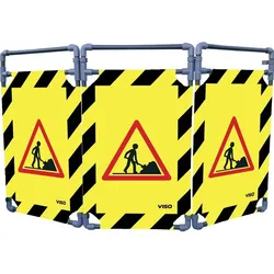 Viso, Sicherheitskennzeichnung, TRAVO100CHAN BAUSTELLE Barriere