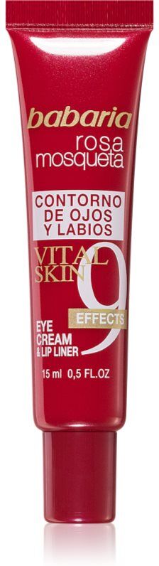Babaria Rosa Mosqueta 9-effect eye and lip cream 15 ml