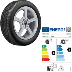 215/65 R17 99H Mercedes-Benz GLA GLB 247 Winterkomplettrad Michelin links Q44030