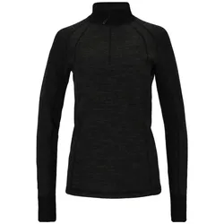 Whistler Candee Merinowolle Skipullover Damen 1011 - dark grey melange 38