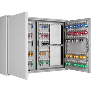 format Schlüsselkasten S 400 Z, mit Zylinderschloss, 55 x 73 x 14 cm, 400 Haken