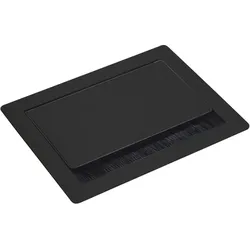 Evoline, Steckdosenleiste, Flip Top Push Data M Steckdosenleiste, 2 freie Modulplätzen, schwarz (2x, CEE 7/3, 3 m)
