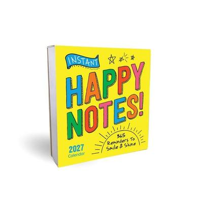 2027 Instant Happy Notes Boxed Calendar