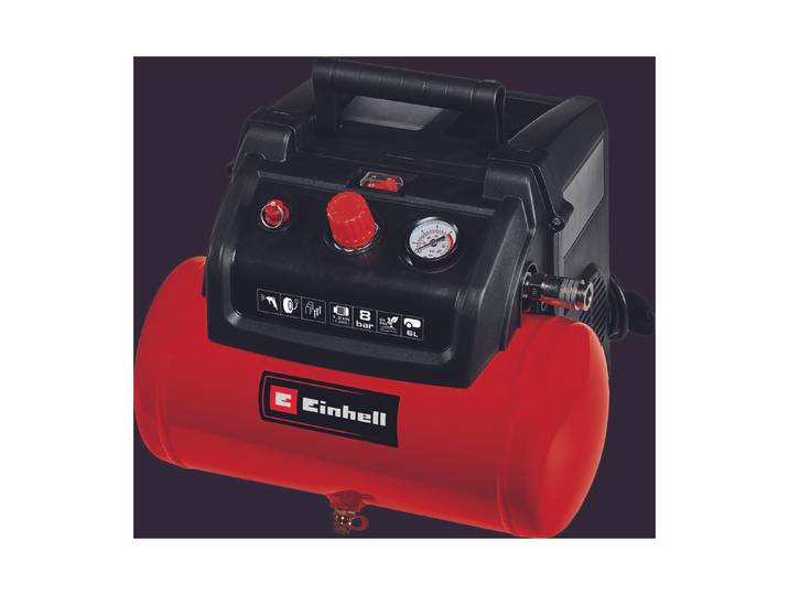 Einhell Kompressor Tc-Ac 190/6/8 OF Set 1200 W 6 l 8 bar