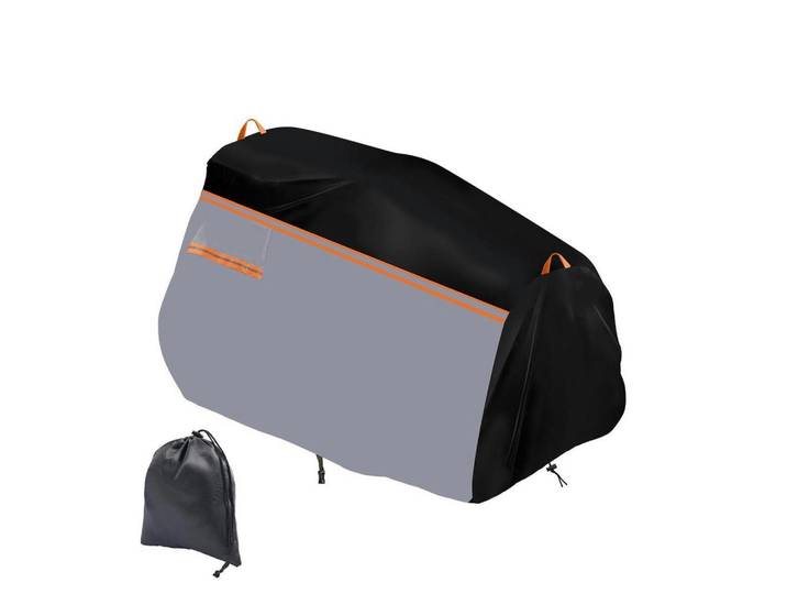 Abdeckplane für Rasentraktor L183 x B137 x H117 cm wasserdicht UV-beständig, Mehrfarbig, Kunststoff, 137x117x183 cm, Gartenzubehör, Abdeckung für Gartenmöbel