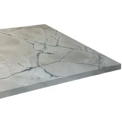 Restootab - Tischplatte 120x70 Dekor Marmor venato