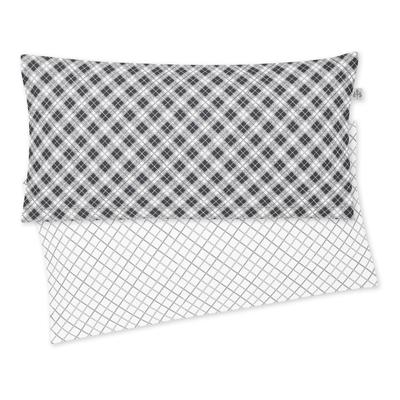 Kissenbezug IRISETTE "Bea", grau (grafit), B:80cm L:40cm, Mako-Satin, Obermaterial: 100% Baumwolle, Kissenbezüge, Kissenbezug, zeitlose Instagram-Blogger-Kollektion