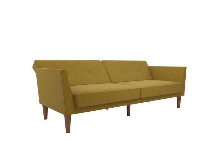 Schlafsofa REGAL Webstoff Senfgelb