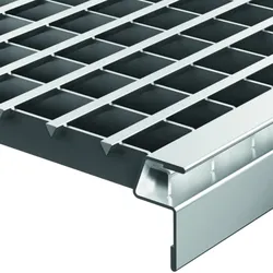 ACO Designrost Abdeckrost Lichtschächte begehbar, 1250x600 mm, Edelstahl,Längsstabrost