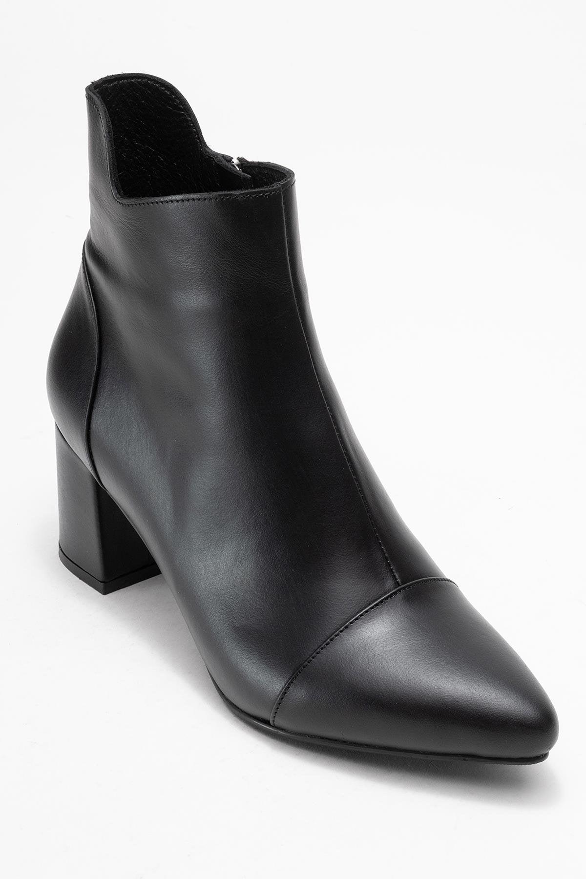 Gael Leder Blockabsatz Stiefel