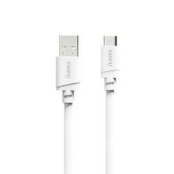 hama 00201813 Ladekabel, USB-A - USB-C, 2 m, Weiß