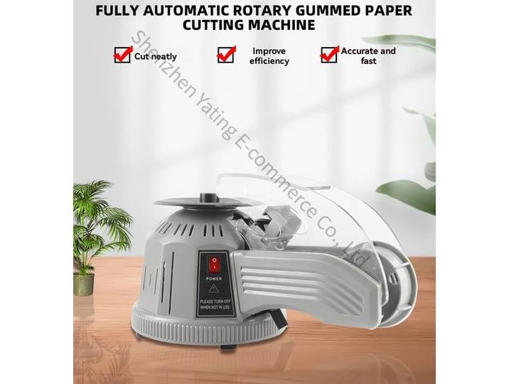 Nouvelle machine à découper le papier adhésif 220 V, machine à découper le ruban circulaire, coupe-ruban transparent, machine à découper le ruban adhésif