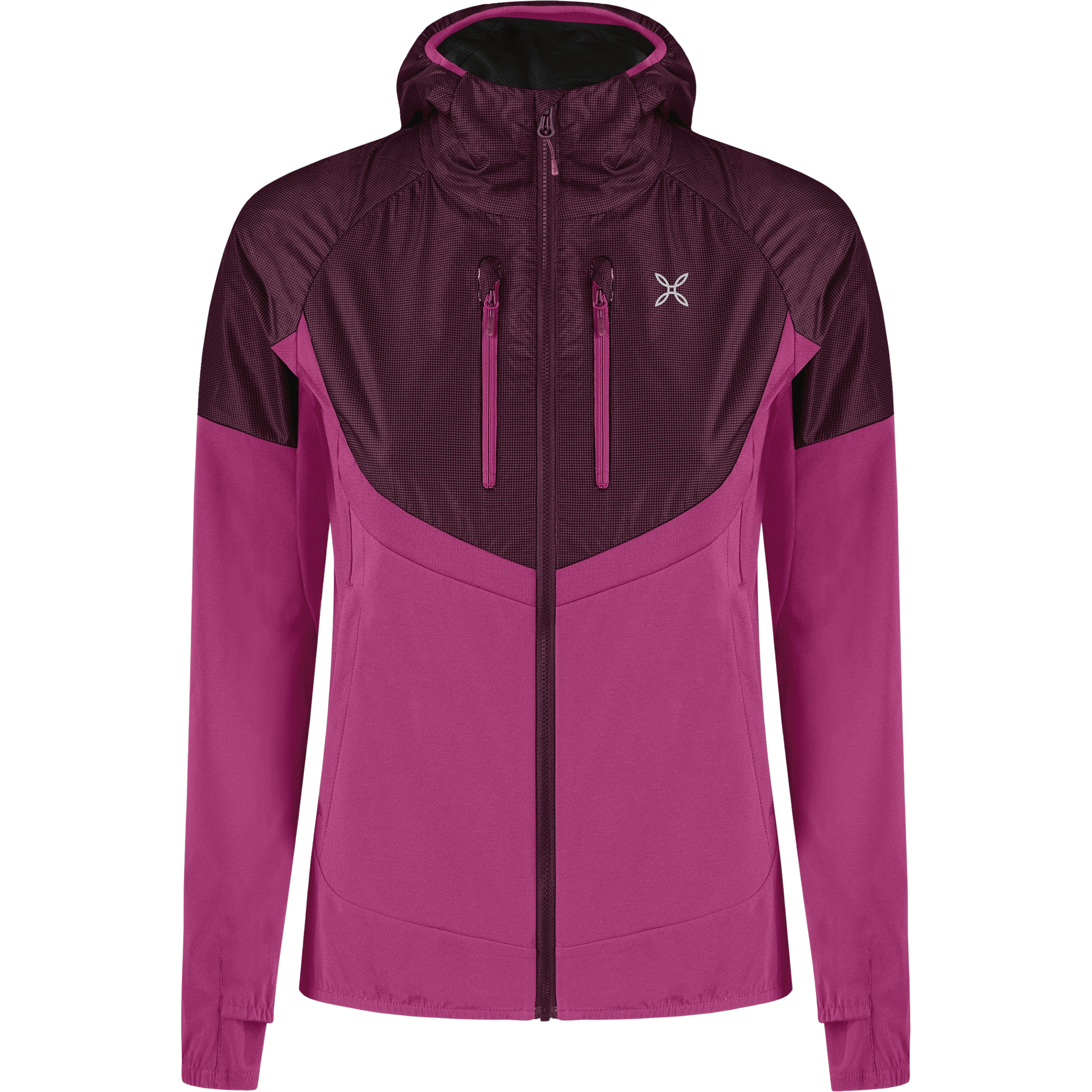 Montura Spitze Hybrid Damen Softshelljacke lila Größe XS Camping Windabweisend Wasserabweisend