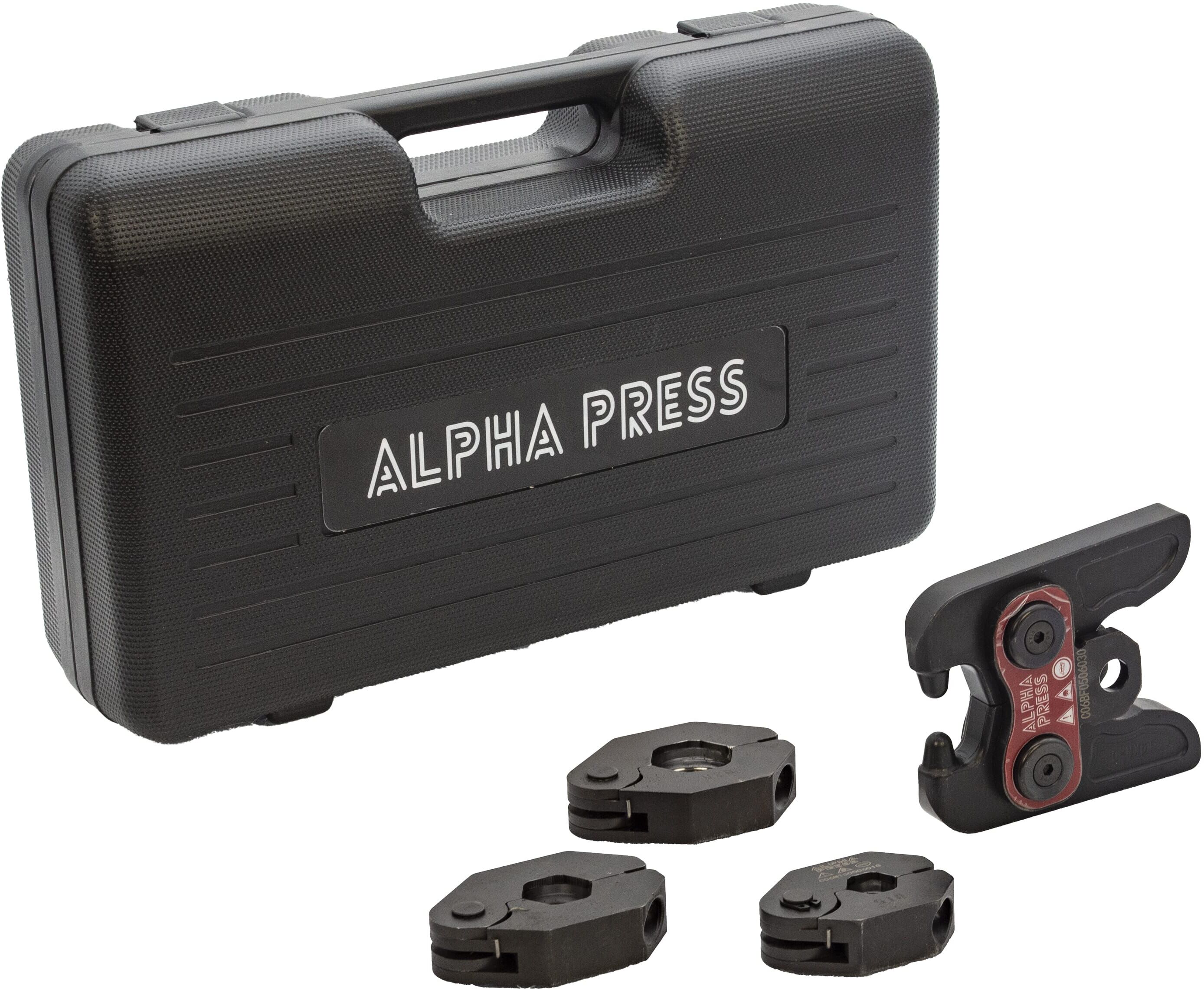 Alpha Press Angled Press Jaw Set, M Profile - 19kN, 15 to 28mm
