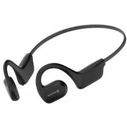 Swissten Blutooth Earphones GYM Open Air (Keine Geräuschunterdrückung, Kabellos), Kopfhörer, Schwarz