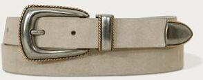 Lucky Brand Western Suede Belt - Women's Accessories Belts in Natural, Size XL