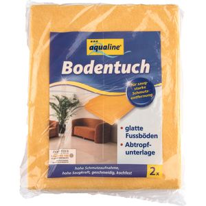 aqualine Bodentuch 9006-05005, Mischgewebe-Tuch, 50 x 58cm, 2 Stück