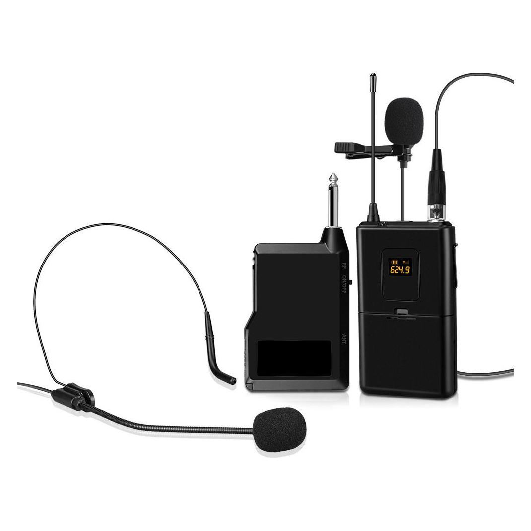 Mozo Mikrofon Mozos Zestaw mikrofonów bezprzewodowych UHF (MIC-UHF-SET) (MIC-UHF-SET)