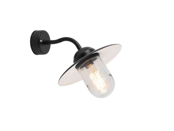 Applique murale extérieure intelligente noire IP44 avec WiFi A60