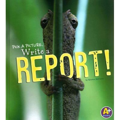 Pick a Picture, Write a Report!, Gebundene Ausgabe von Kristen McCurry, Capstone, 978-1-4765-4239-3