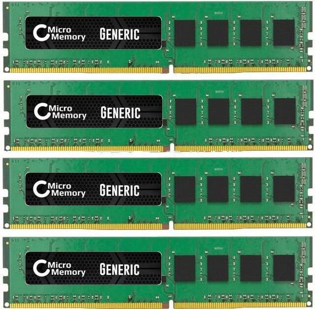 CoreParts MMH3823/8GB DDR3 1600 MHz 8 GB (4 x 2 GB) Werkgeheugen Groen