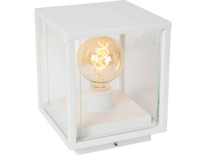 Lucide CLAIRE - Sokkellamp - 1xE27 - IP54 - Wit