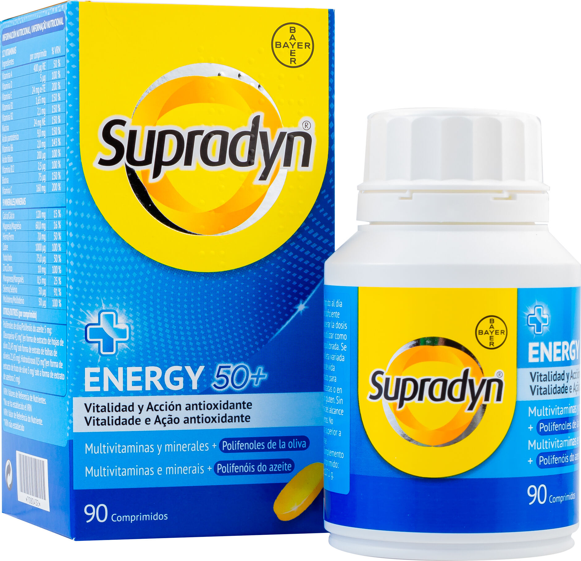Supradyn Energy 50+ Tablets 90 Units