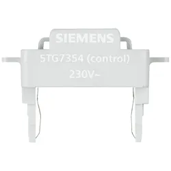 Siemens 5TG7354 DELTA Schalter und Taster LED-Leuchteinsatz für Kontroll-Funktion 230V/50Hz, weiß