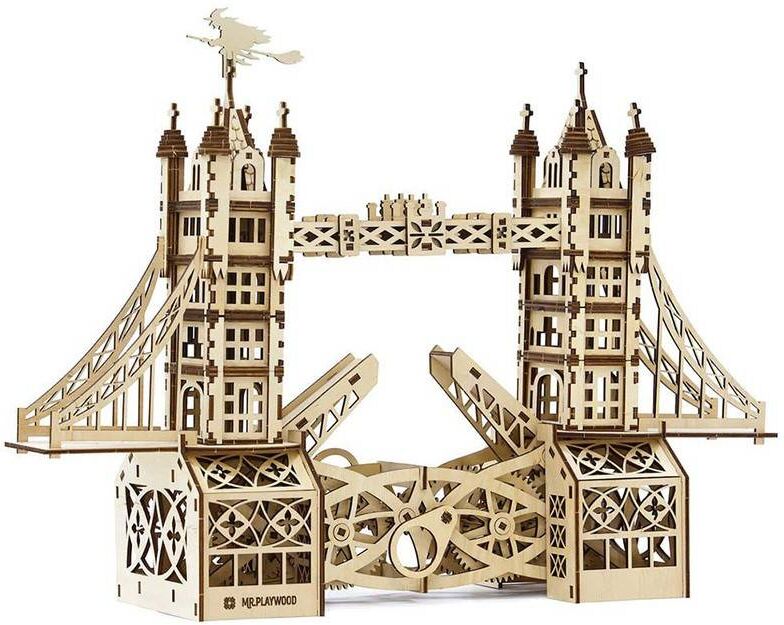 Mr Playwood Tower Bridge petite - maquette 3D mobile en bois