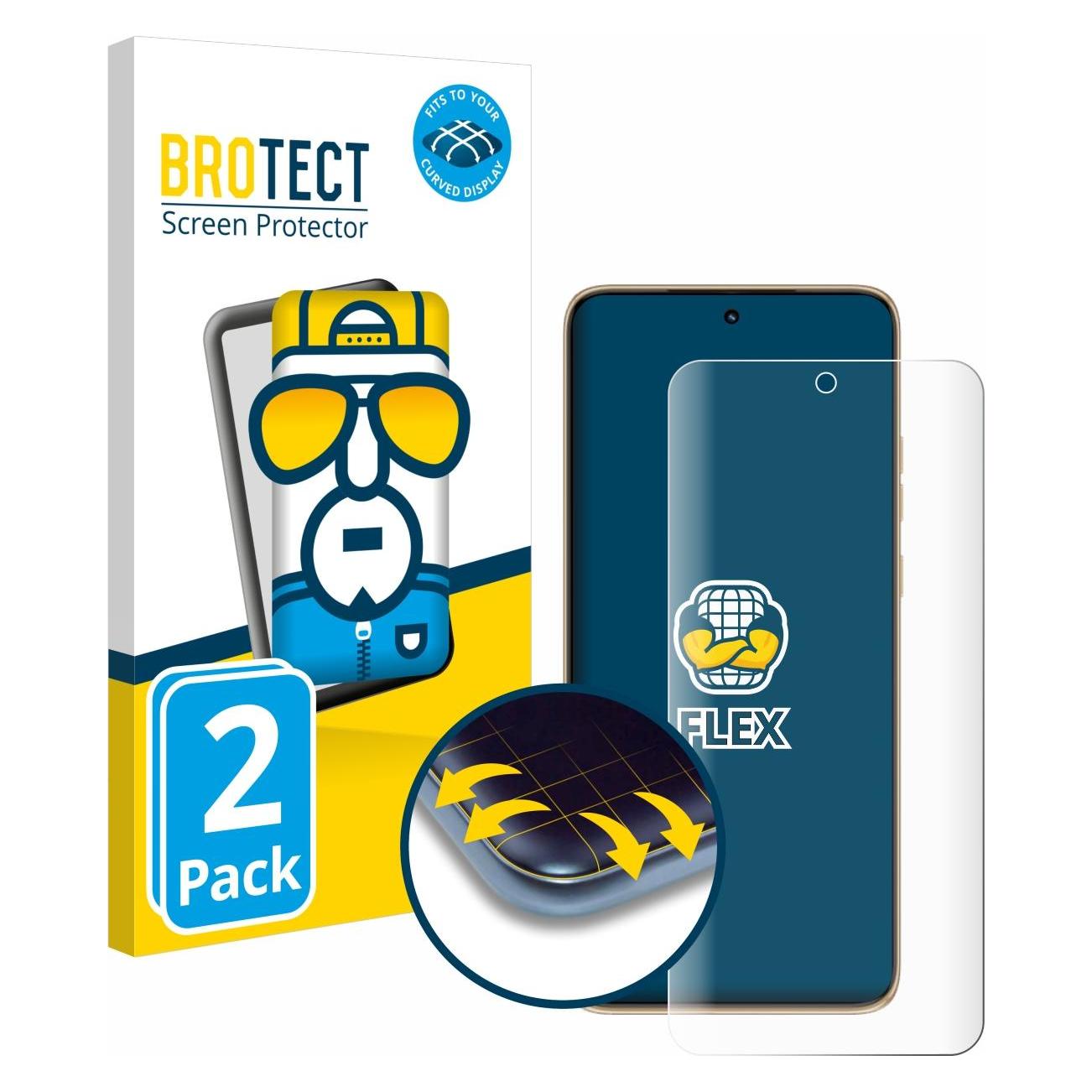 Brotect Fullscreen Schutzfolie Displayschutz Folie Klar Transparent (Motorola Edge 50 Neo) (5157143)