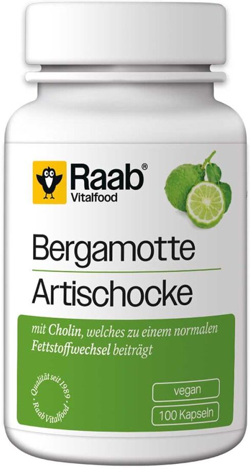 Raab Vitalfood Bergamotte-Artischocke Kapseln