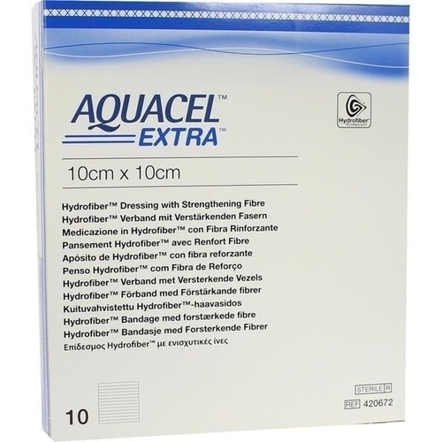 ConvaTec (Germany) GmbH Aquacel Extra 10x10 cm Kompressen 09078848