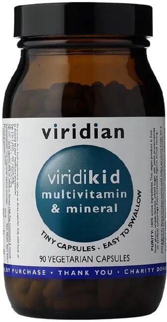 Viridian Viridikid Multivitaminas E Minerais 90 Vcaps