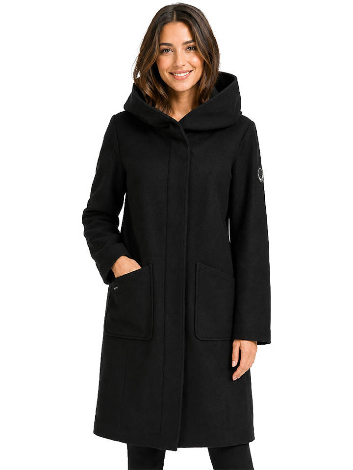 Geographical Norway Wintermantel "Doria" in Schwarz - XXL
