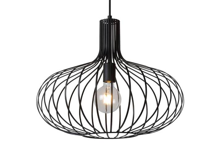Lucide Hängeleuchte Manuela, dimmbar, schwarz, für Wohn- / Esszimmer, Metall, Modern