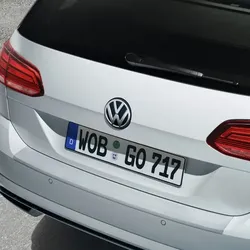 Volkswagen Golf VII Variant Facelift Ladekantenschutz transparent 5G9061197A