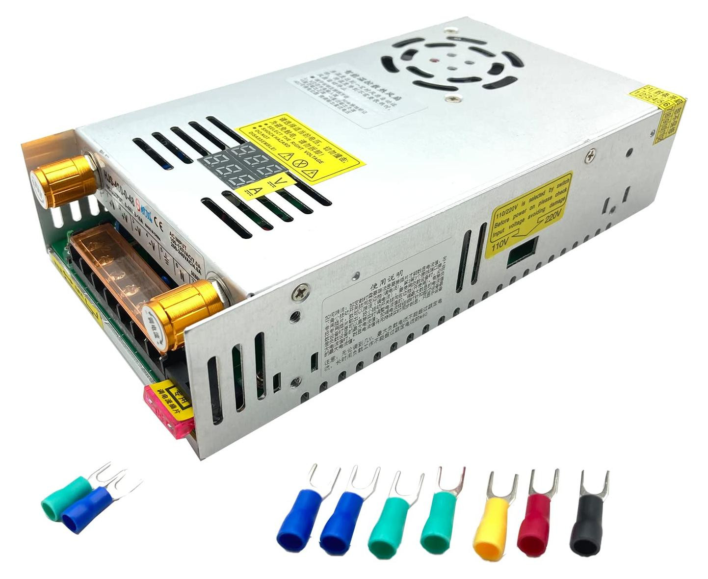 Lustrens Transformator AC-DC 0-220V 2.2A 484W Regelbare Voltage en Stroom
