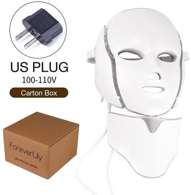 Uplift Picks Foreverlily 7 Color LED Face And Neck Mask normal Box
