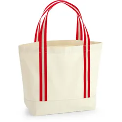 Westford Mill EarthAware Bio Bootstasche Strandtasche W690 natural/classic red 36 x 36 x 16 cm