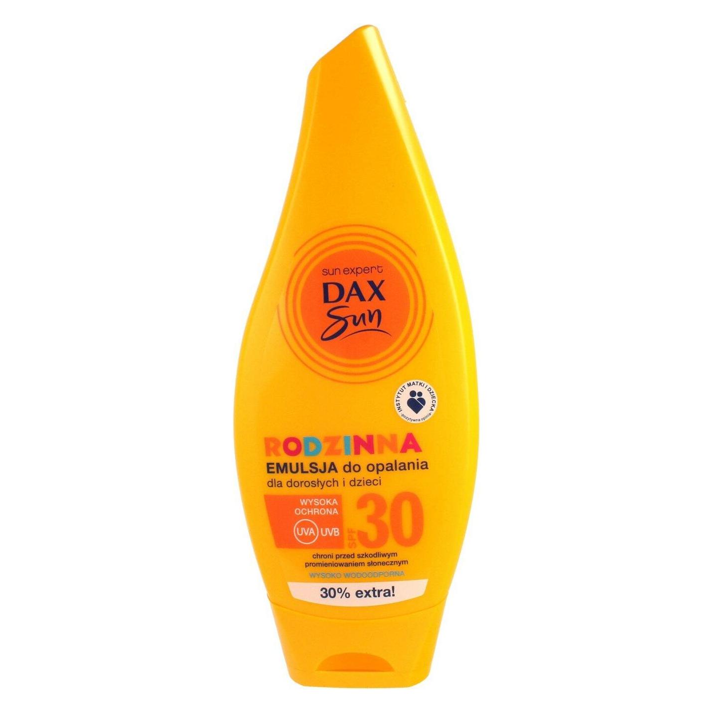 DAX Sun Spf30 Family Sun Lotion For Adults And Children 250Ml (SPF 30, 250 ml) (5900525053473)