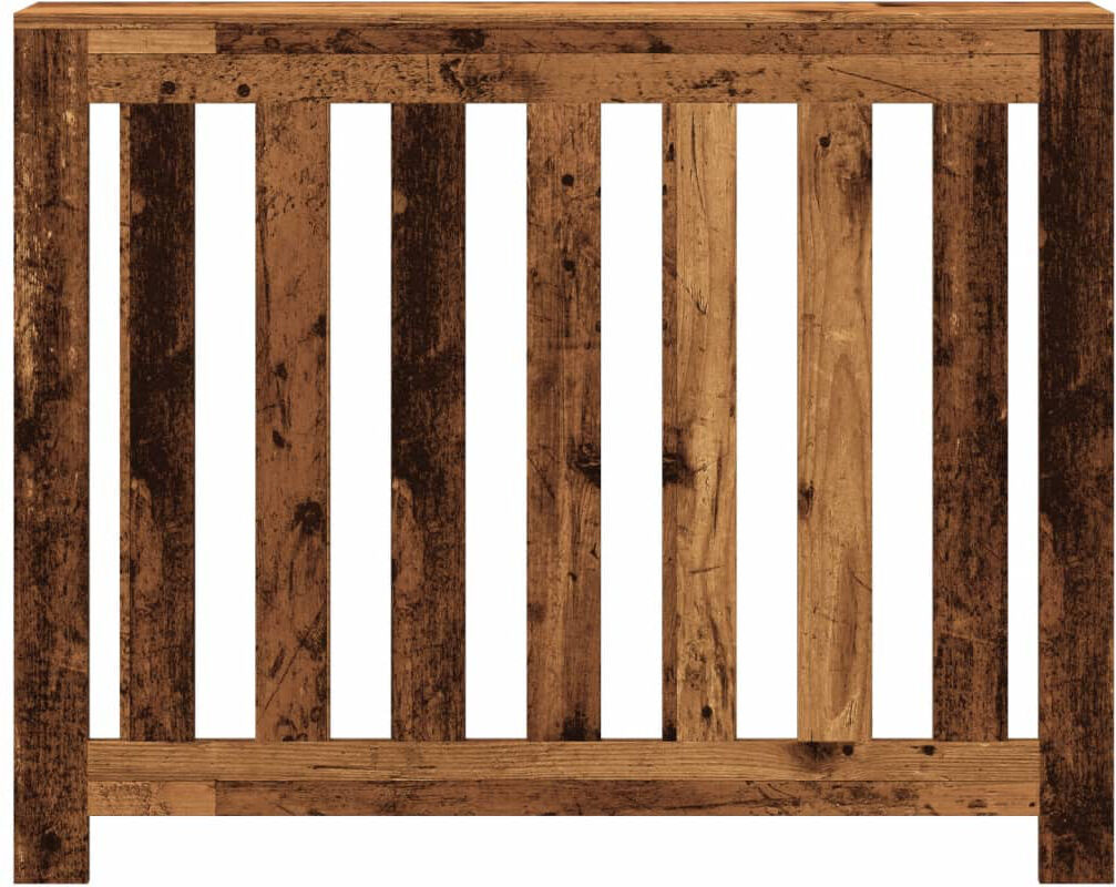 vidaXL Small Radiator Cover Old Wood 104 x 20 x 82 cm