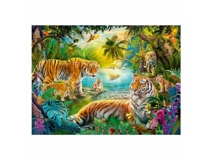 Ravensburger puzzel tijgers in de oase - 500 stukjes puzzel