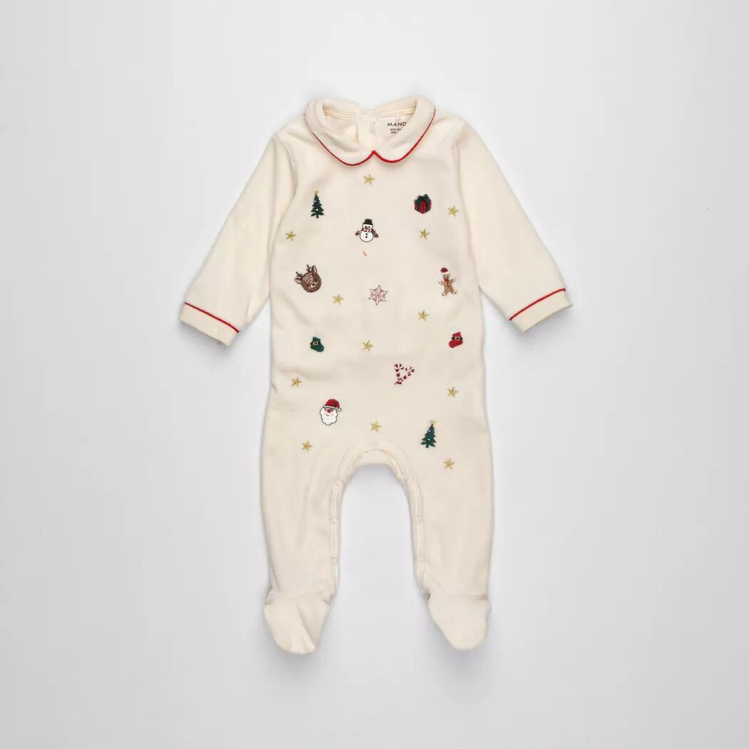 Manor Baby - Pyjama, Pyjama Chic, 68, Weiss