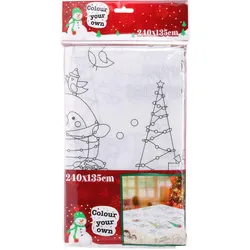 Farbige Tischdecke Weihnachten