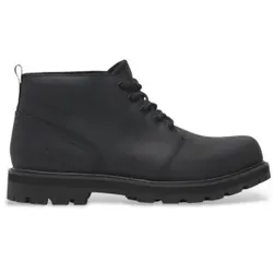 Timberland für Herren. TB0A69TWW021 Britton Road Mid Leder Chukka Stiefel Schwarz (47.5), Wohnung, Schnürsenkel, Lässig, Nachhaltig