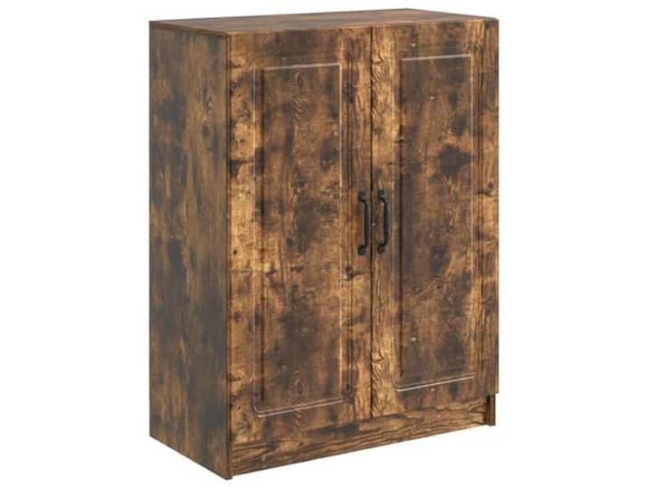 Sideboard Geräucherte Eiche 66x34,5x87 cm Holzwerkstoff mit Schiebetüren Vielseitig einsetzbar, praktische Schiebetüren, pflegeleichte Oberfläche, robuste Konstruktion, platzsparendes Design