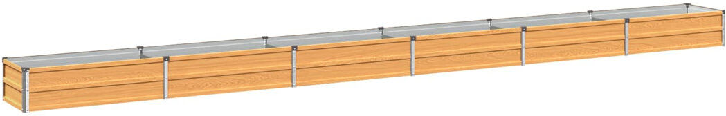 Rio Outdoor Raised Garden Bed Natural 24cm H x 480cm W x 40cm D